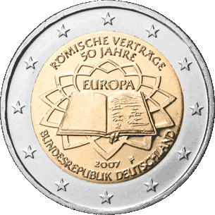 2 EURO 2007G	Verdrag van Rome	UNC Duitsland